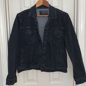 Lucky Brand Tomboy Trucker Jean Jacket L